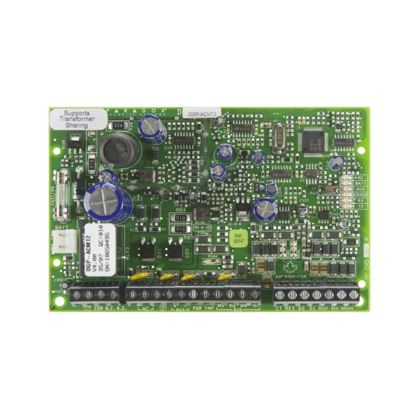 ACM12 paradox alarm Malaysia can Supports 4-wire and 26-bit Wiegand card readers (for IN reader only)