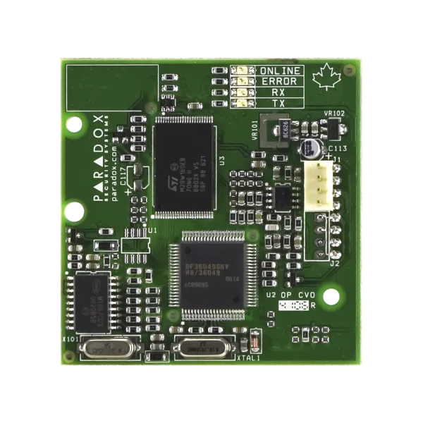 VDMP3 paradox alarm Malaysia which dial up to 8 telephone numbers to report a burglar, panic or fire alarm using prerecorded messages